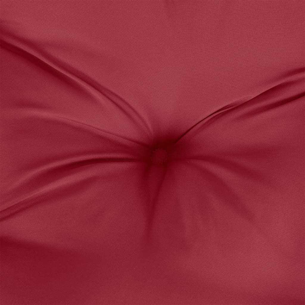 Palldynor 4 st vinröd 50x50x7 cm oxfordtyg