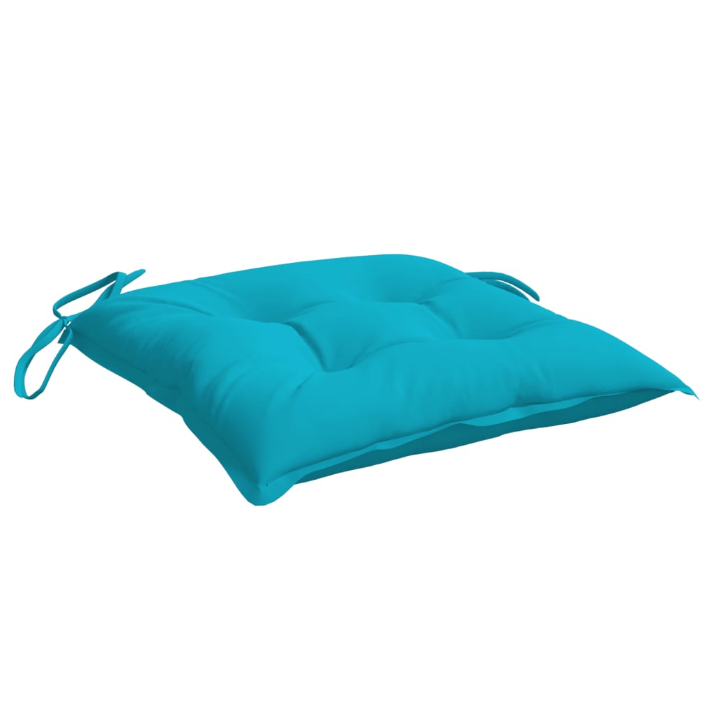 Stolsdynor 4 st turkos 50x50x7 cm oxfordtyg