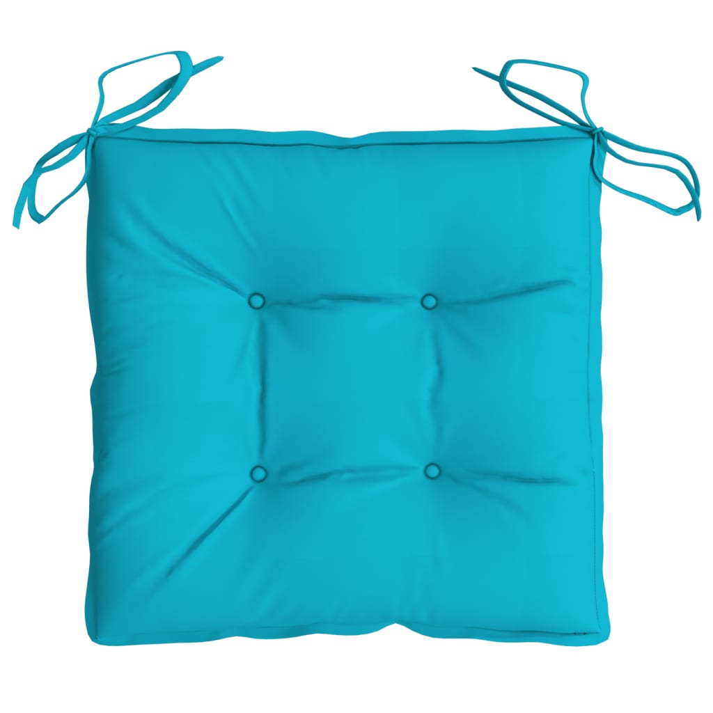 Stolsdynor 4 st turkos 50x50x7 cm oxfordtyg