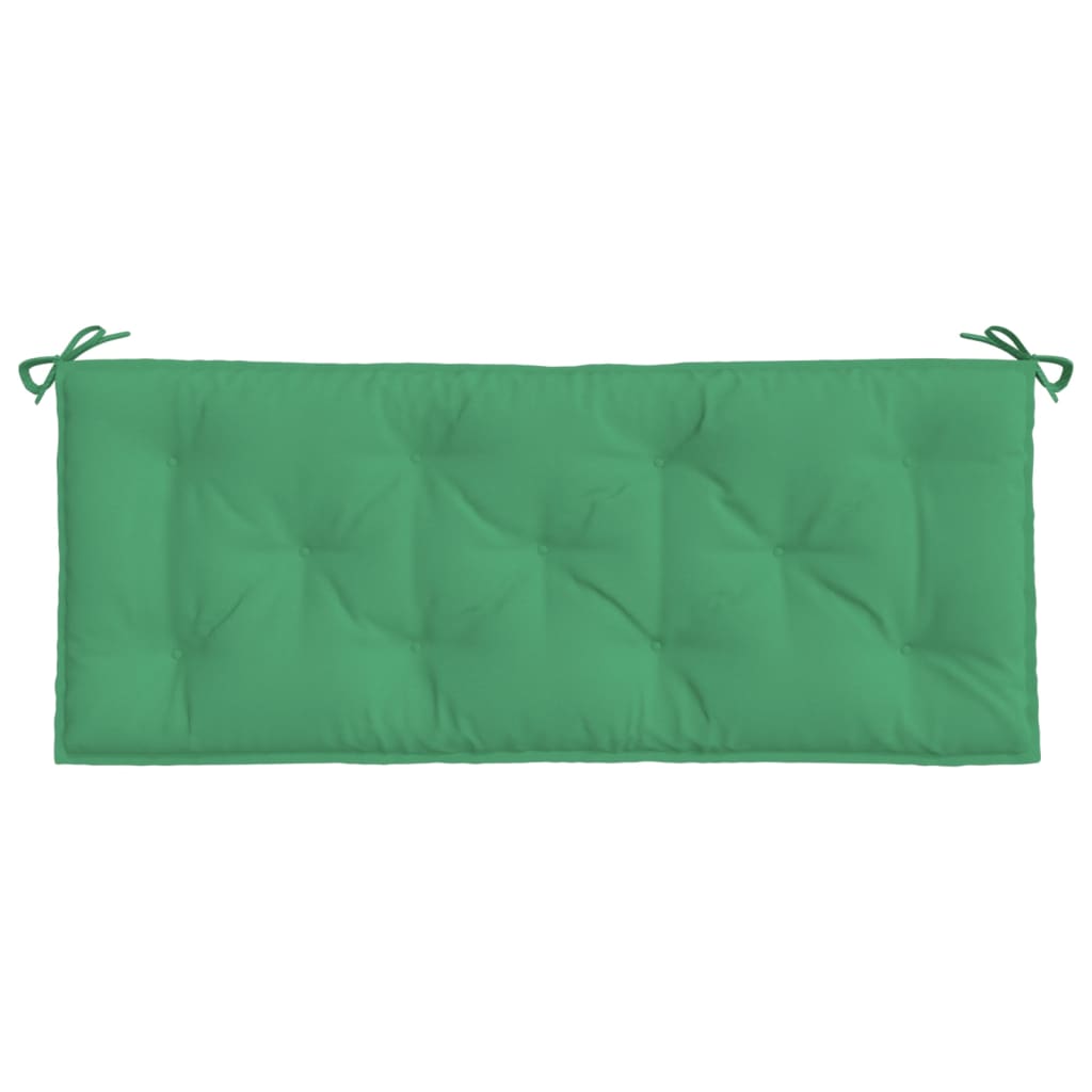 Bänkdyna för trädgården grön 120x50x7 cm oxfordtyg