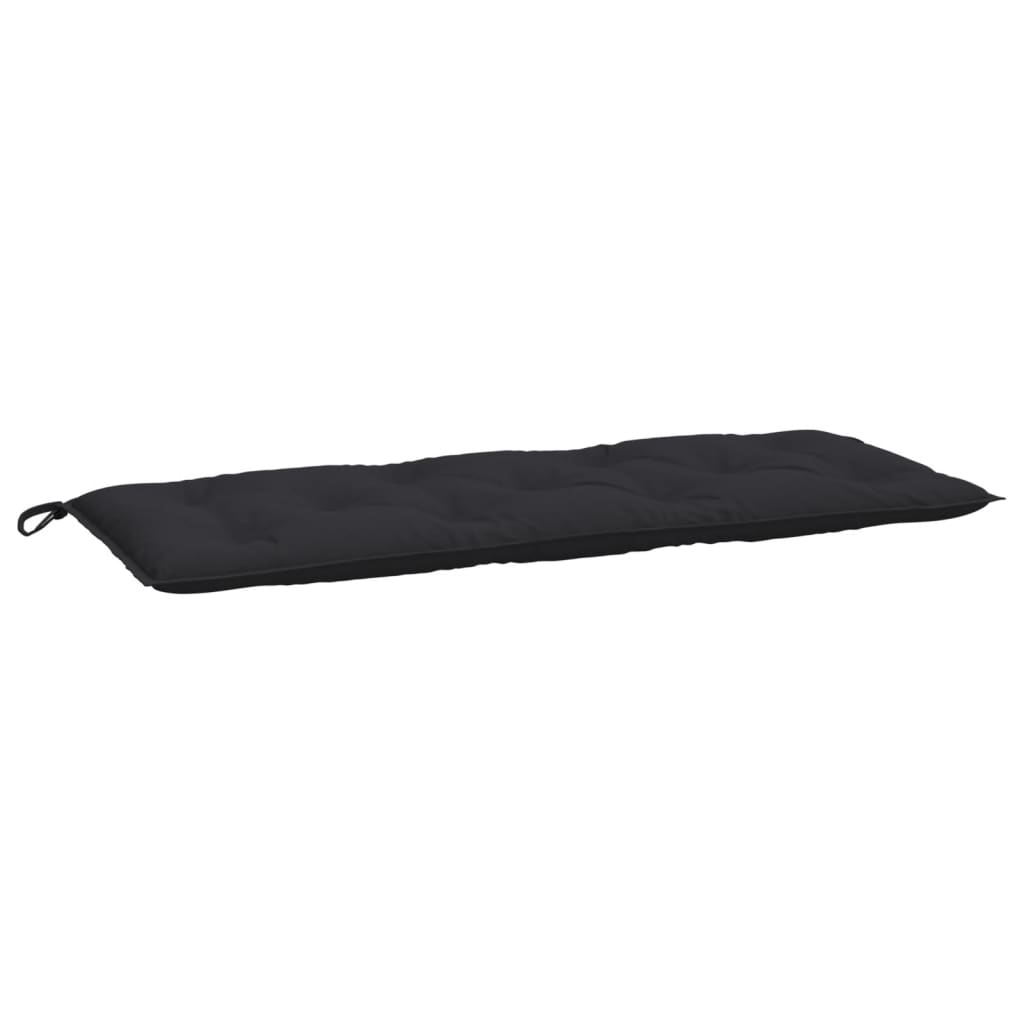 Bänkdyna för trädgården svart 120x50x7 cm oxfordtyg