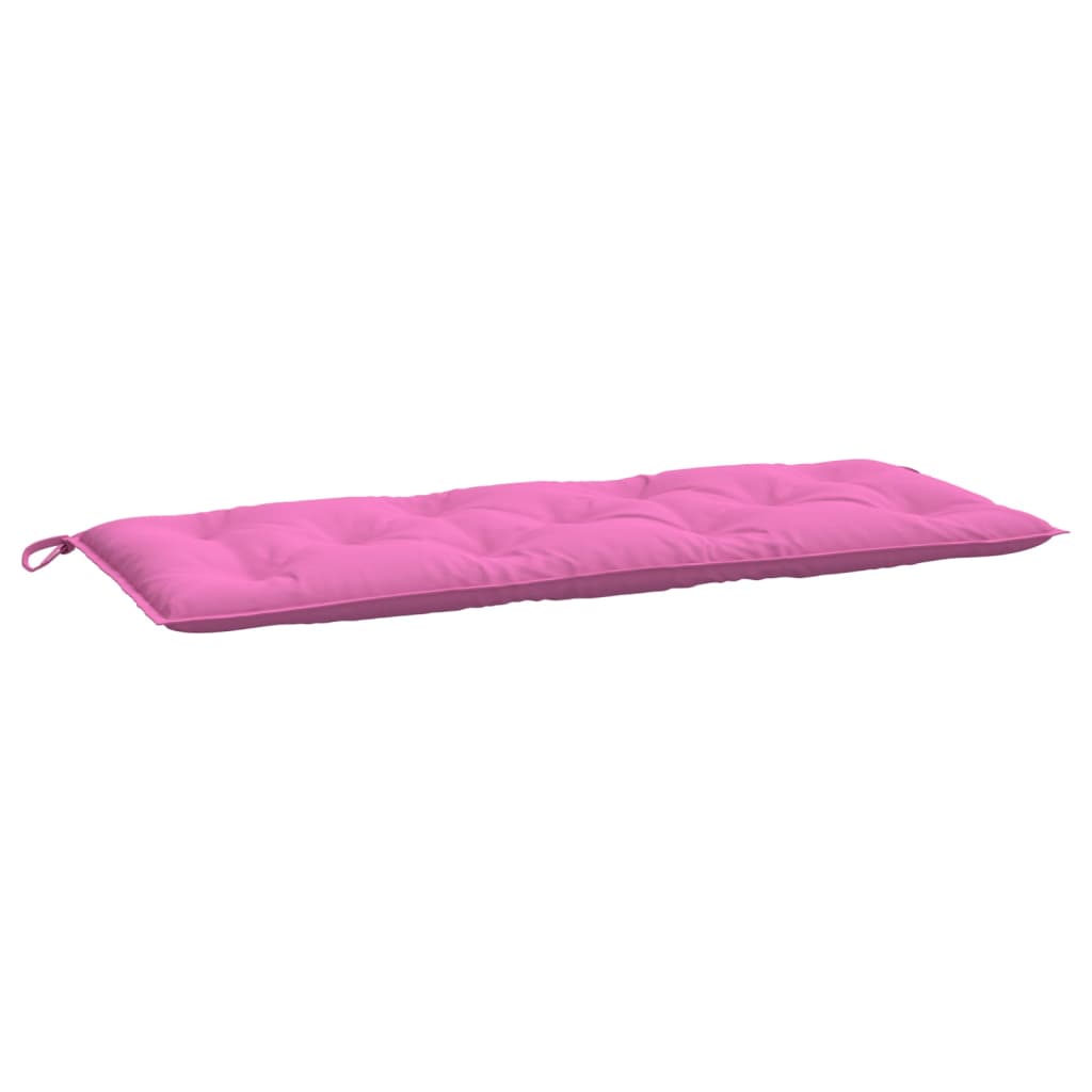 Bänkdyna rosa 120x50x7 cm tyg