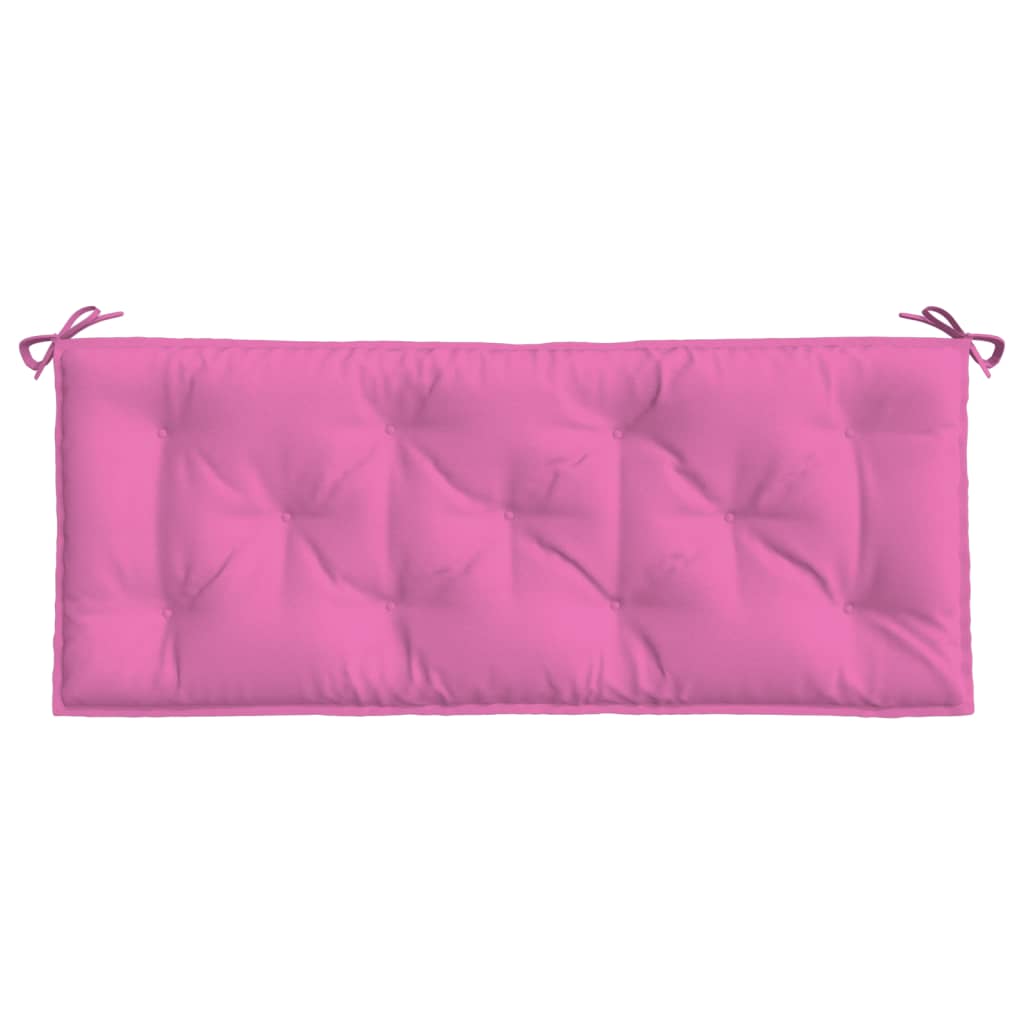 Bänkdyna rosa 120x50x7 cm tyg