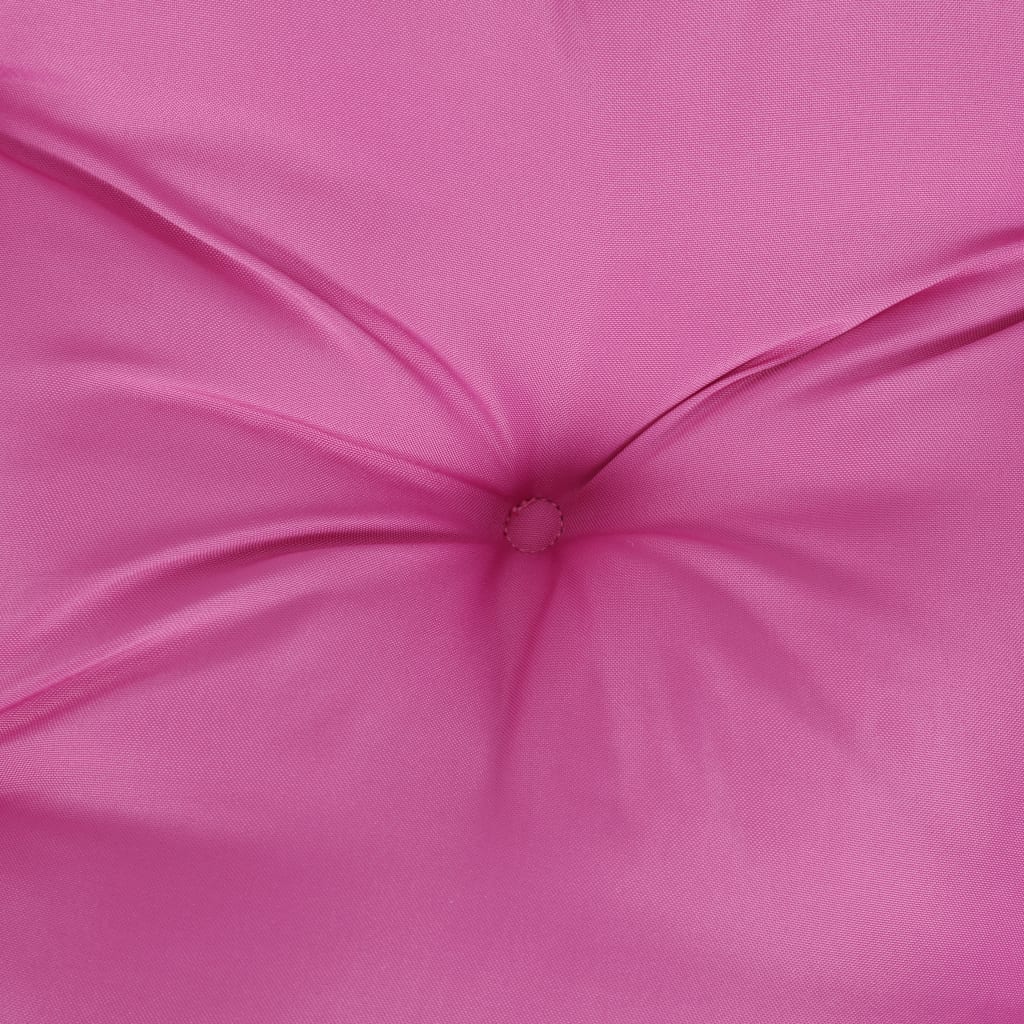 Bänkdyna rosa 120x50x7 cm tyg