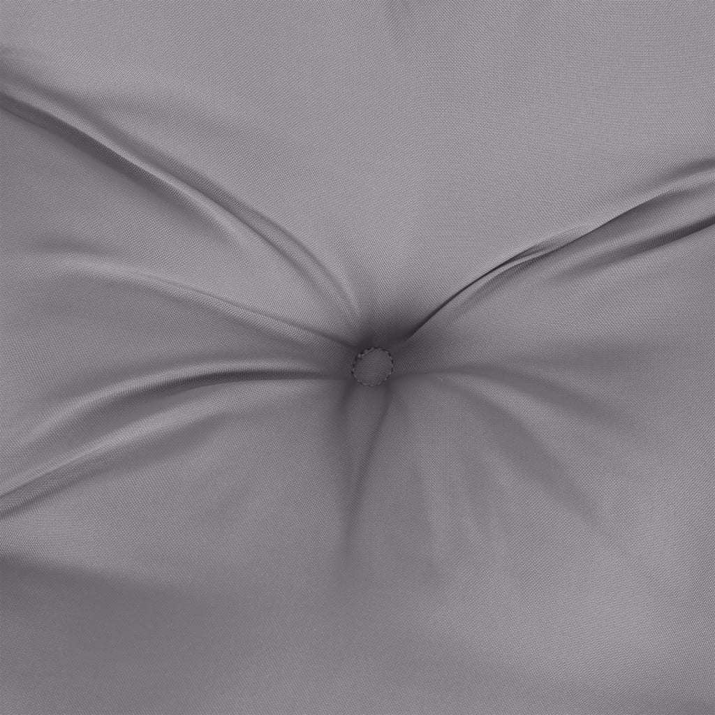 Bänkdyna för trädgården grå 150x50x7 cm oxfordtyg