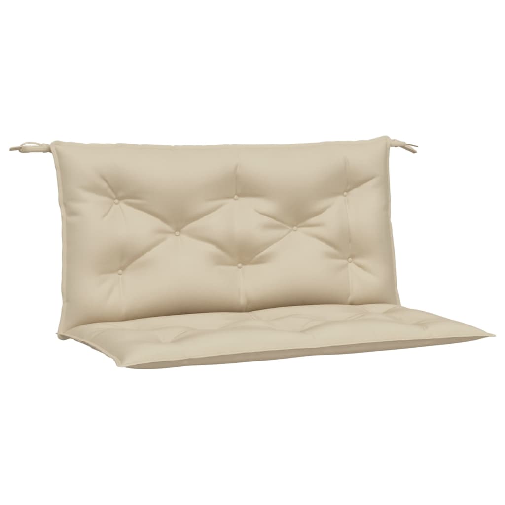 Bänkdynor för trädgården 2st beige 100x50x7cm oxfordtyg