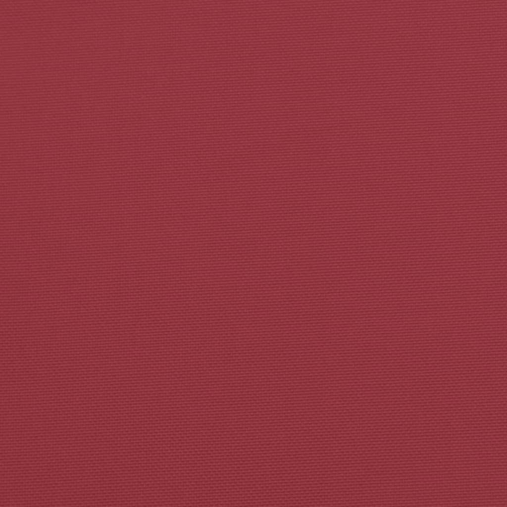 Bänkdynor för trädgården 2st vinröd 100x50x7cm oxfordtyg