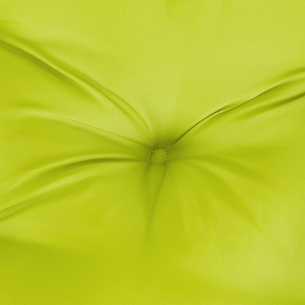 Bänkdynor för trädgården 2st ljusgrön 120x50x7cm oxfordtyg