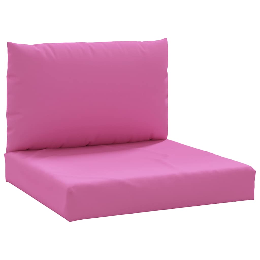 Dynor till pallsoffa 2 st rosa Oxford-tyg