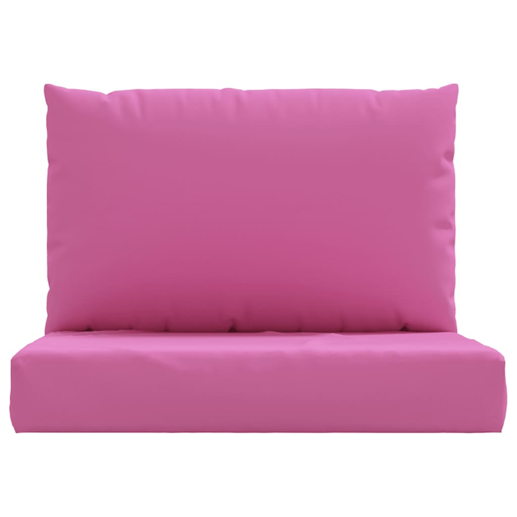 Dynor till pallsoffa 2 st rosa Oxford-tyg