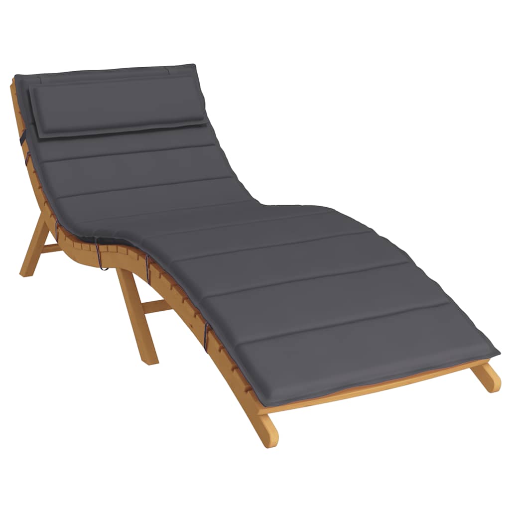 Dyna till solsäng antracit 180x60x4 cm oxfordtyg