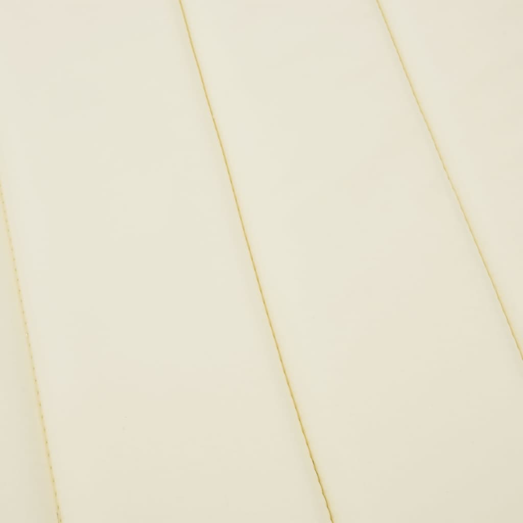 Dyna till solsäng gräddvit 180x60x4 cm oxfordtyg