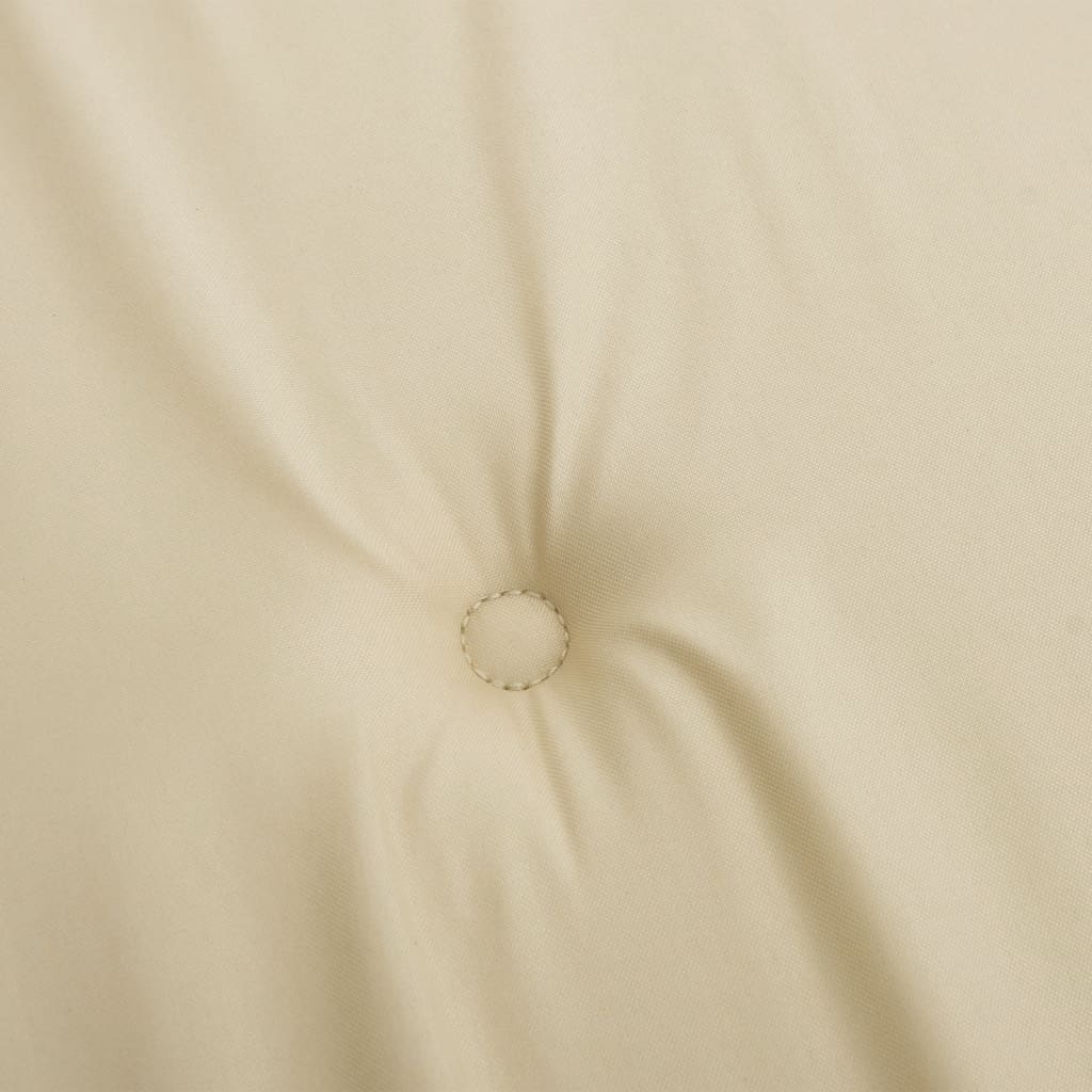 Stolsdynor för stolar med hög rygg 4 st beige oxfordtyg