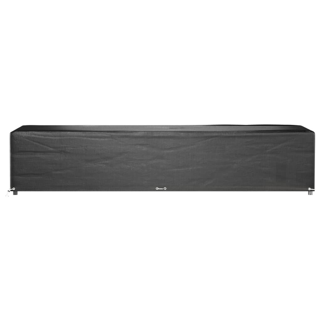 Överdrag för solsäng 2st 12 öljetter 205x75x40 cm polyeten