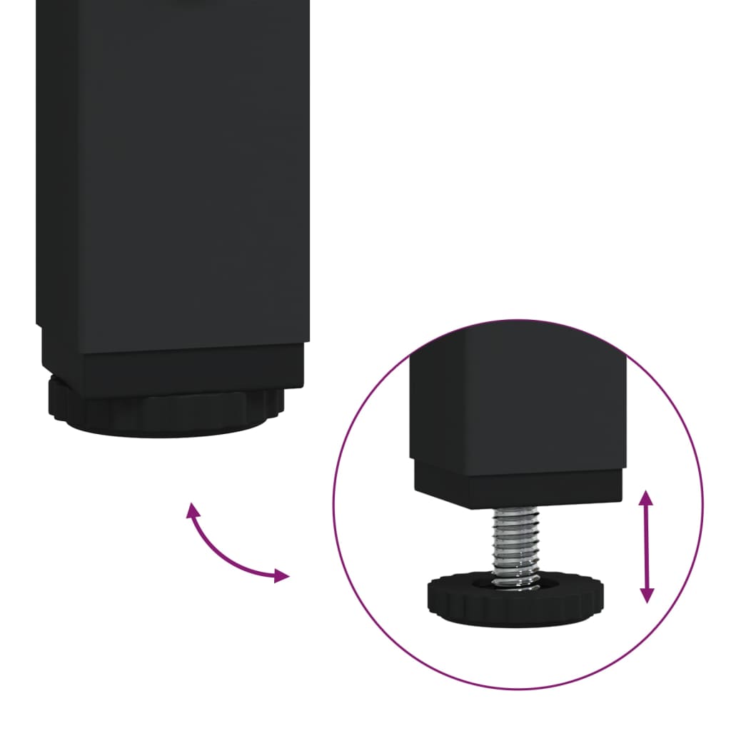 Bokhylla 3 hyllplan rökfärgad ek 80x30x86 cm konstruerat trä