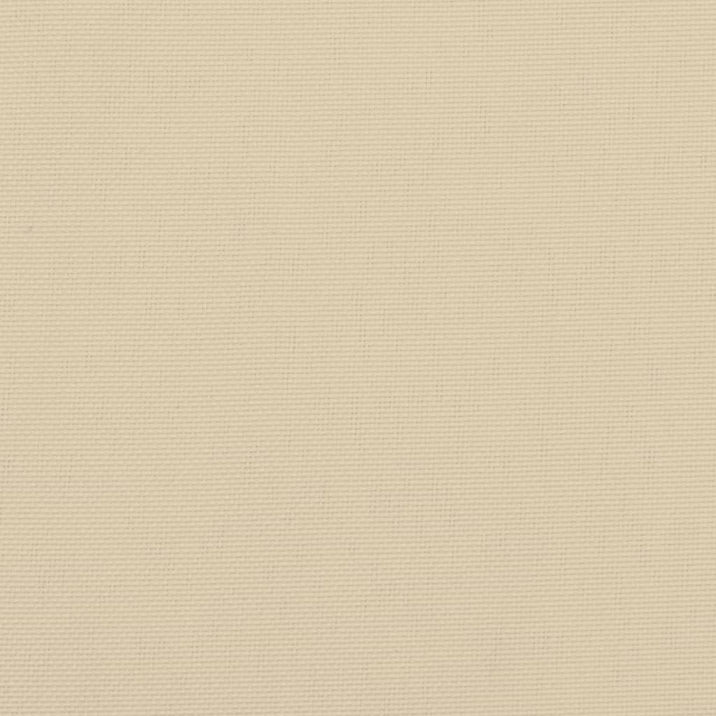 Stolsdynor för stolar med hög rygg 2 st beige oxfordtyg