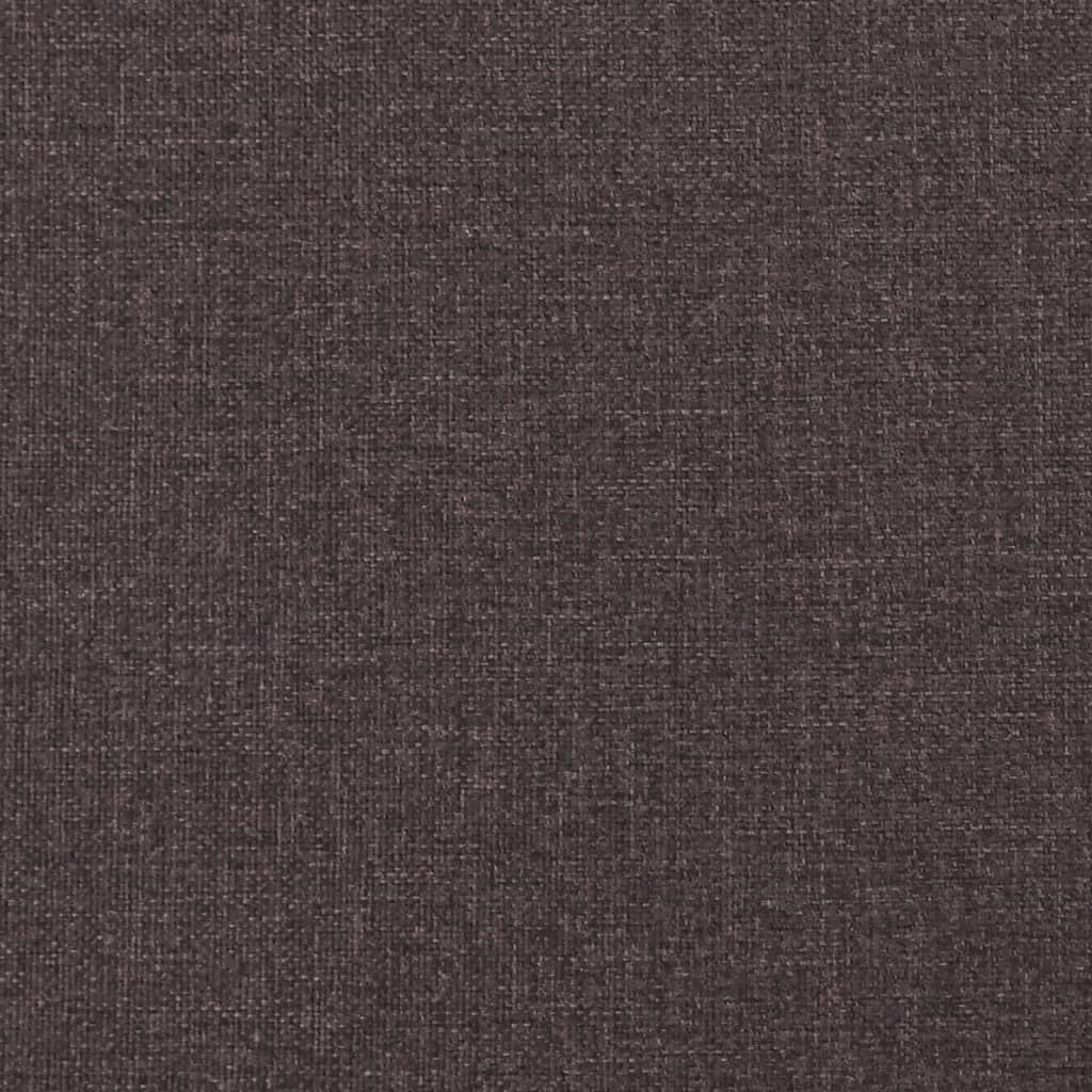 Soffa 3-sits mörkbrun tyg