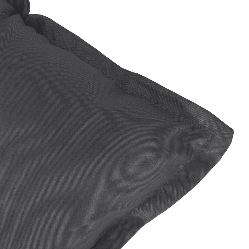 Stolsdynor högt ryggstöd 6 st melerad antracit 120x50x7 cm tyg