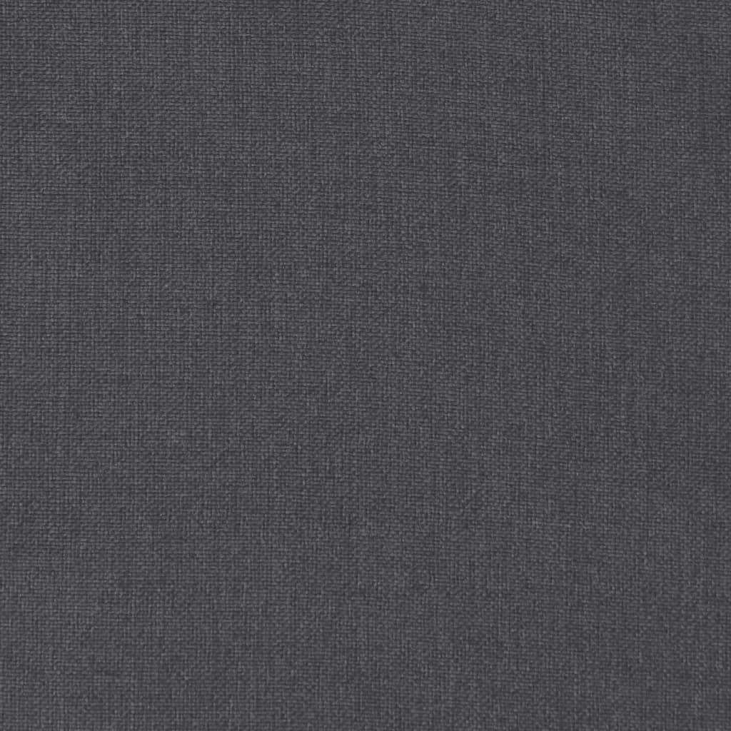 Stolsdynor högt ryggstöd 6 st melerad antracit 120x50x7 cm tyg