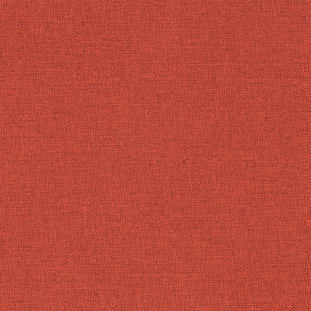 Stolsdynor högt ryggstöd 6 st melerad röd 120x50x7 cm tyg