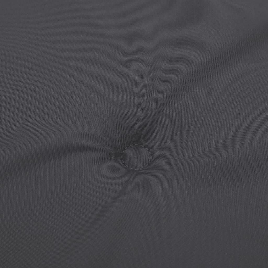 Stolsdynor högt ryggstöd 4 st melerad antracit 120x50x4 cm tyg