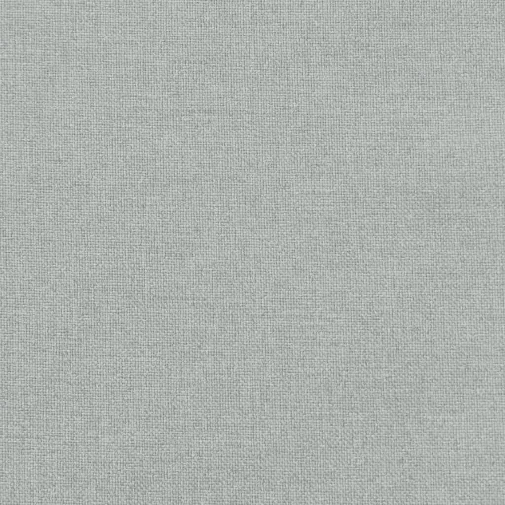 Stolsdynor högt ryggstöd 4 st melerad ljusgrå 120x50x4 cm tyg