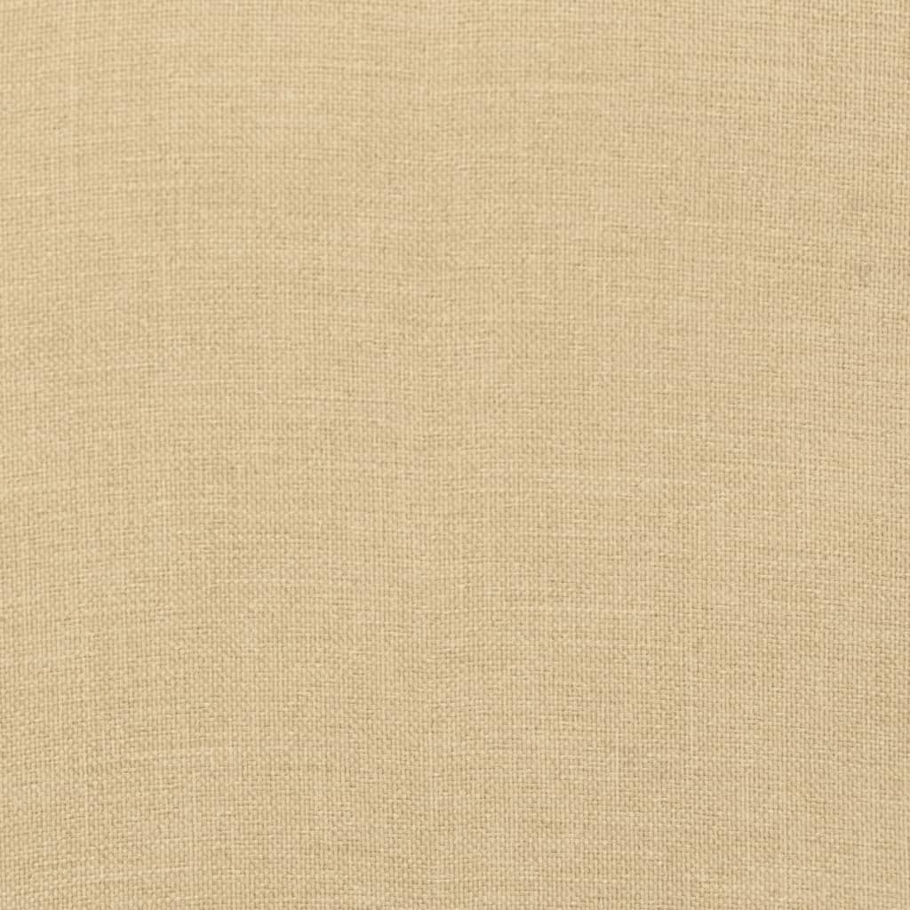 Stolsdynor högt ryggstöd 4 st melerad beige 120x50x4 cm tyg