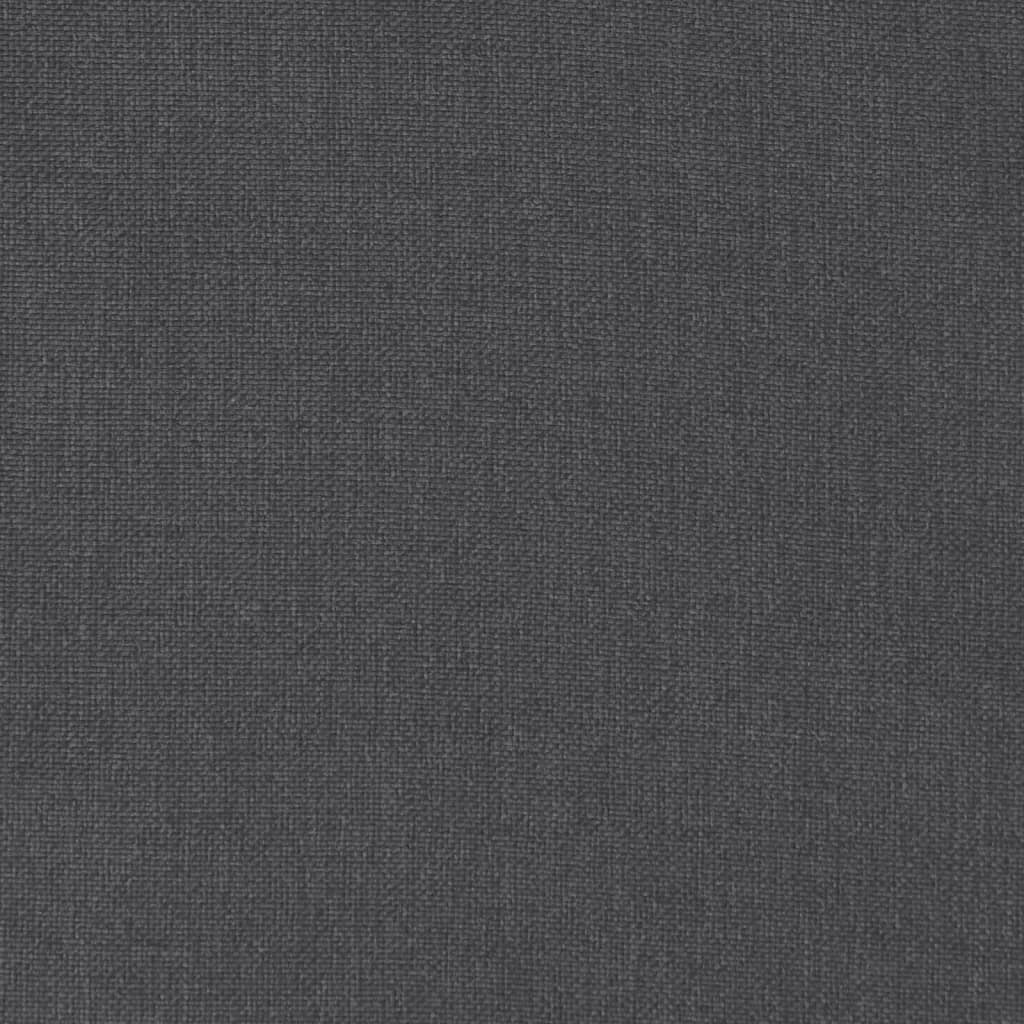 Stolsdynor lågt ryggstöd 4 st melerad antracit 100x50x4 cm tyg