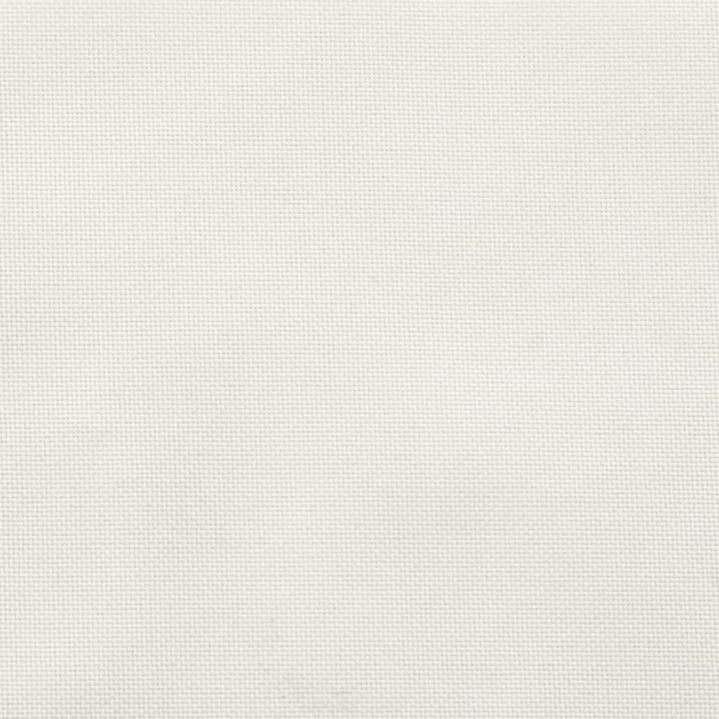 Stolsdynor lågt ryggstöd 4 st melerad gräddvit 100x50x4 cm tyg