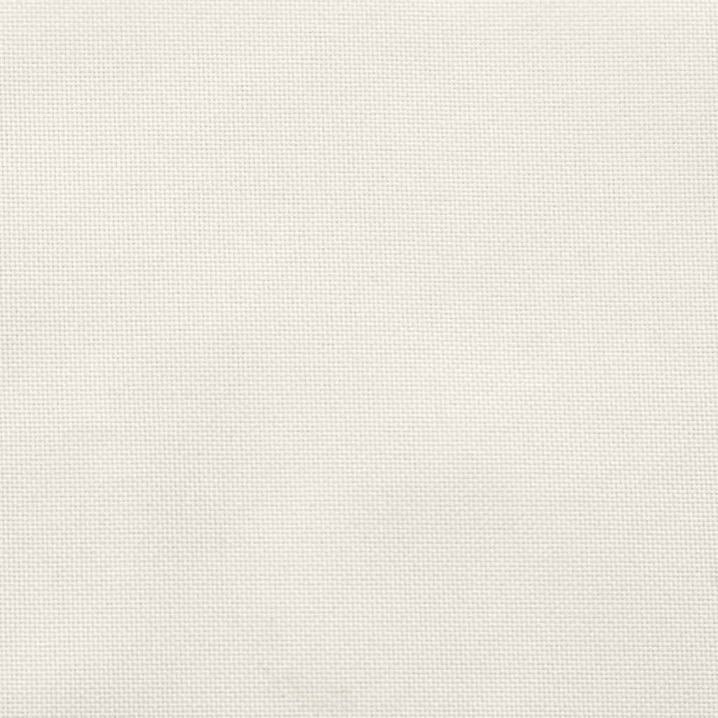 Solsängsdyna melerad gräddvit 186x58x4 cm tyg