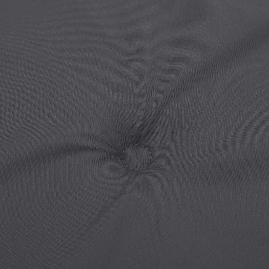 Solsängsdyna melerad antracit (75+105) x 50 x 4 cm tyg
