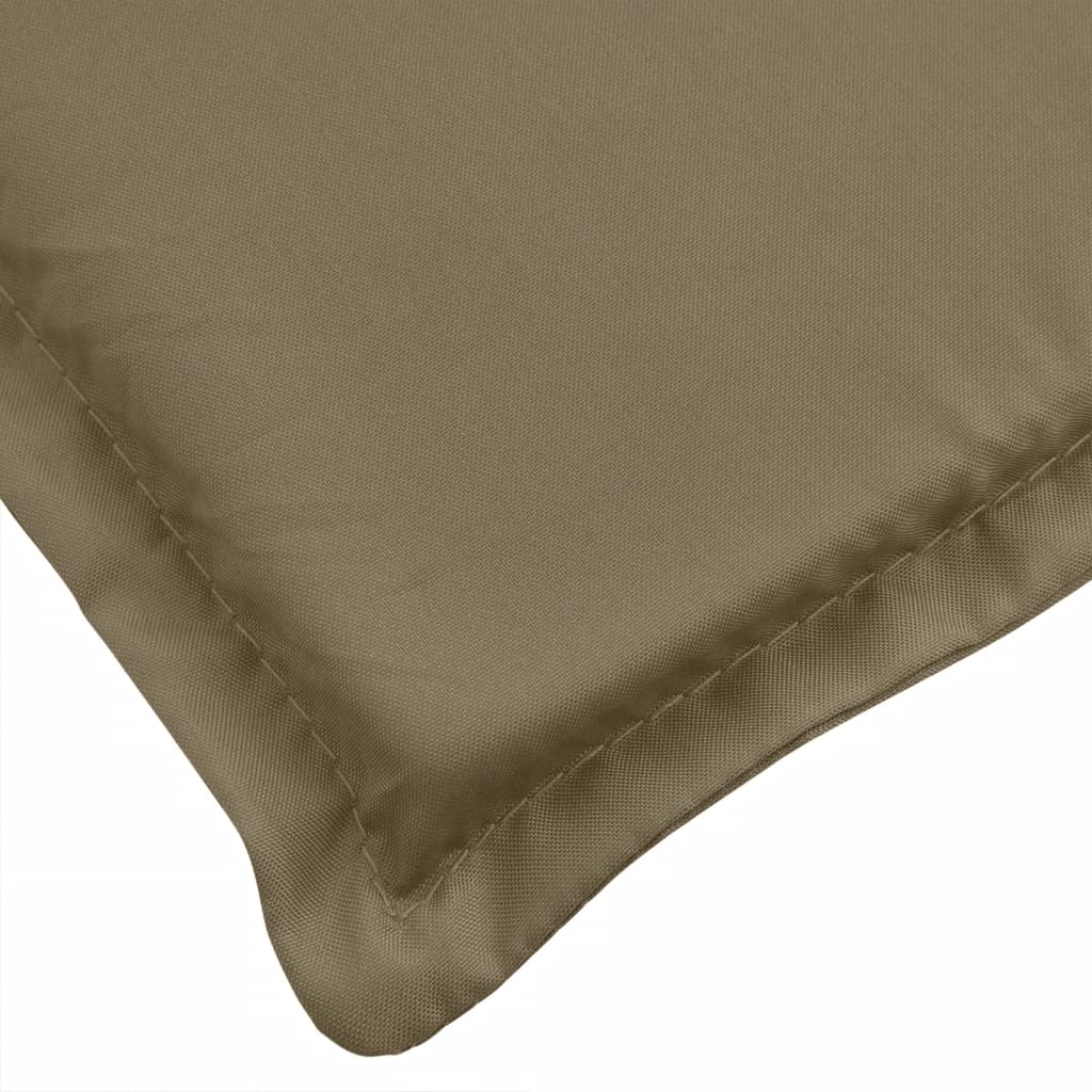 Solsängsdyna melerad taupe 200x50x4 cm tyg