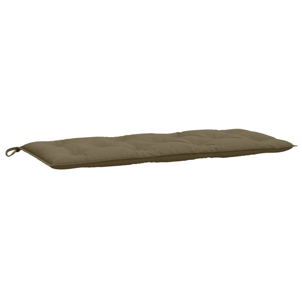 Bänkdyna melerad taupe 120x50x7 cm tyg