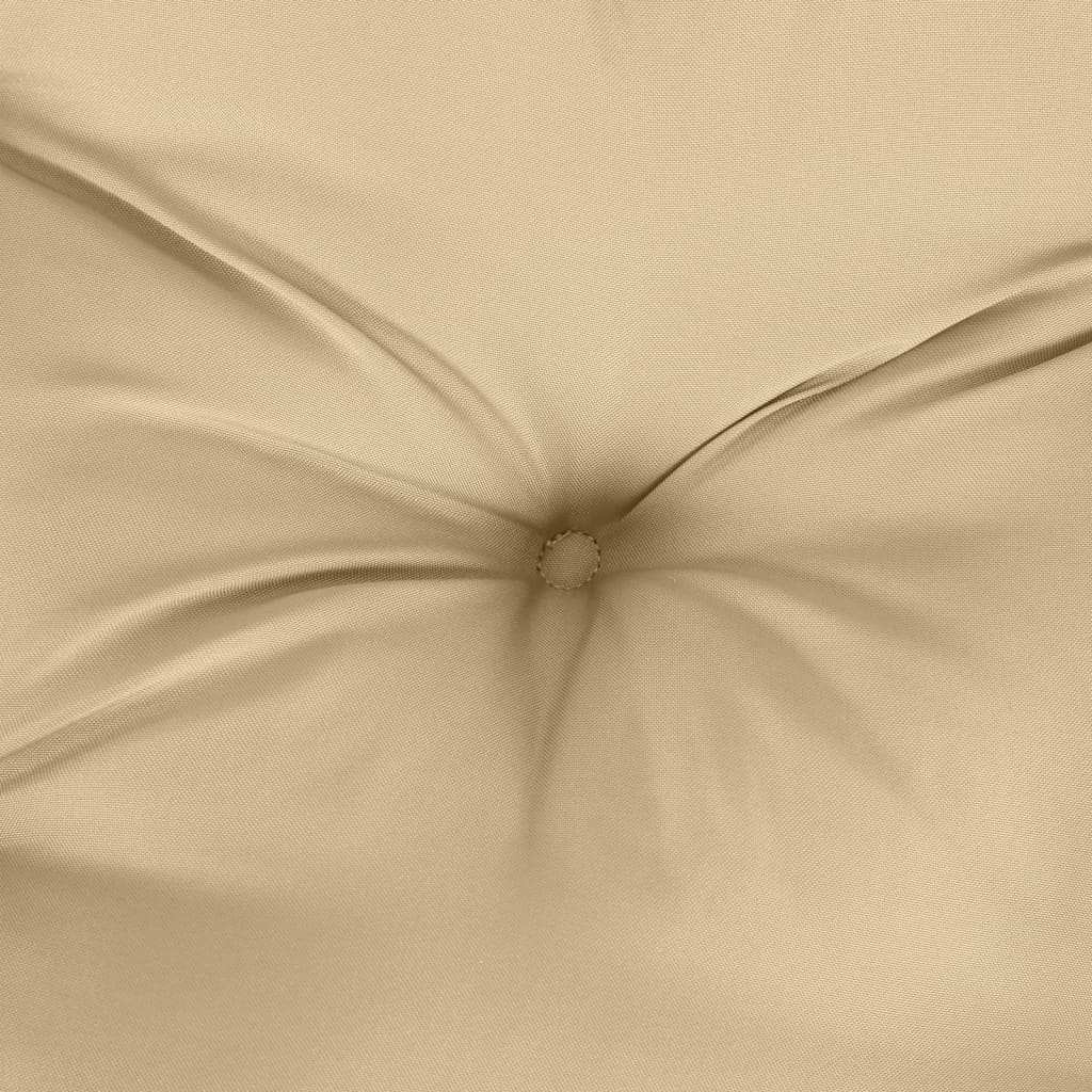 Bänkdyna 2 st melerad beige 100x50x7 cm tyg