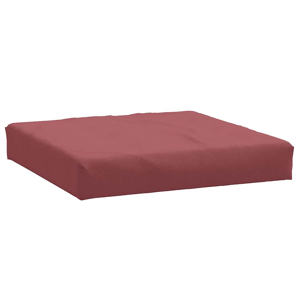 Palldyna melerad vinröd 60x60x10 cm tyg