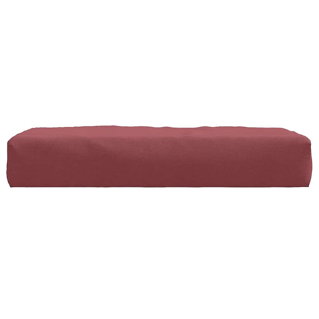 Palldyna melerad vinröd 60x60x10 cm tyg