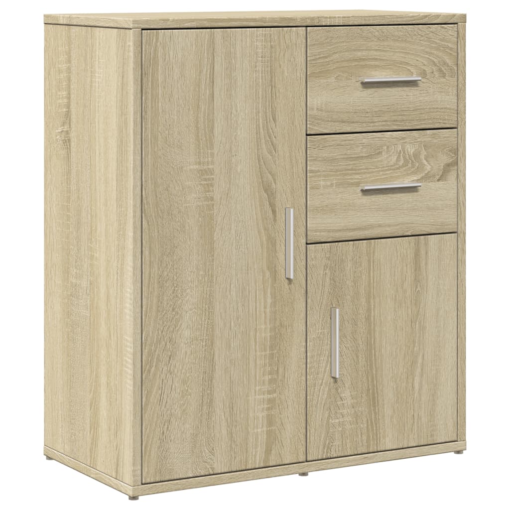 Skänk sonoma-ek 60x31x70 cm konstruerat trä