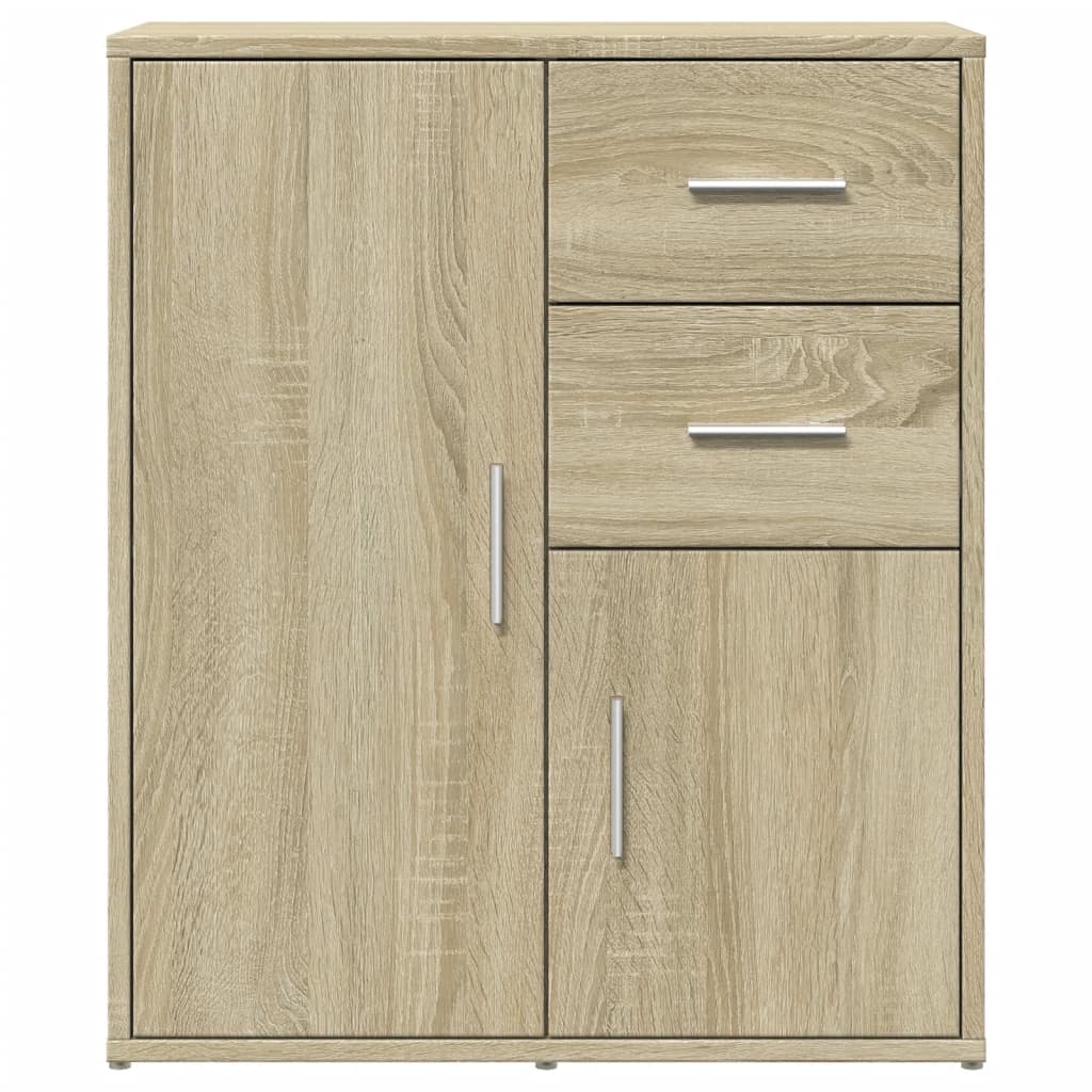 Skänk sonoma-ek 60x31x70 cm konstruerat trä