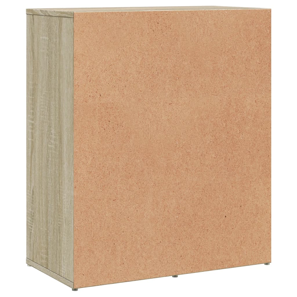 Skänk sonoma-ek 60x31x70 cm konstruerat trä