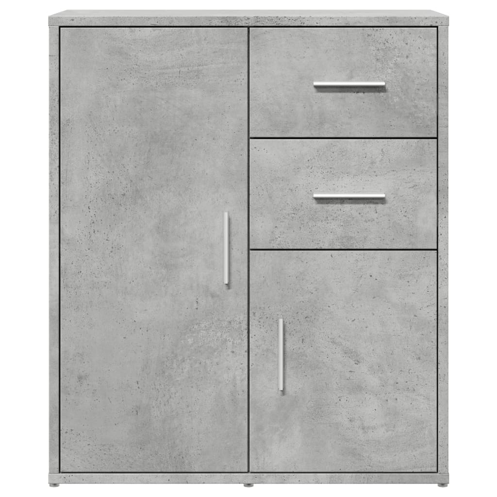 Skänk betonggrå 60x31x70 cm konstruerat trä