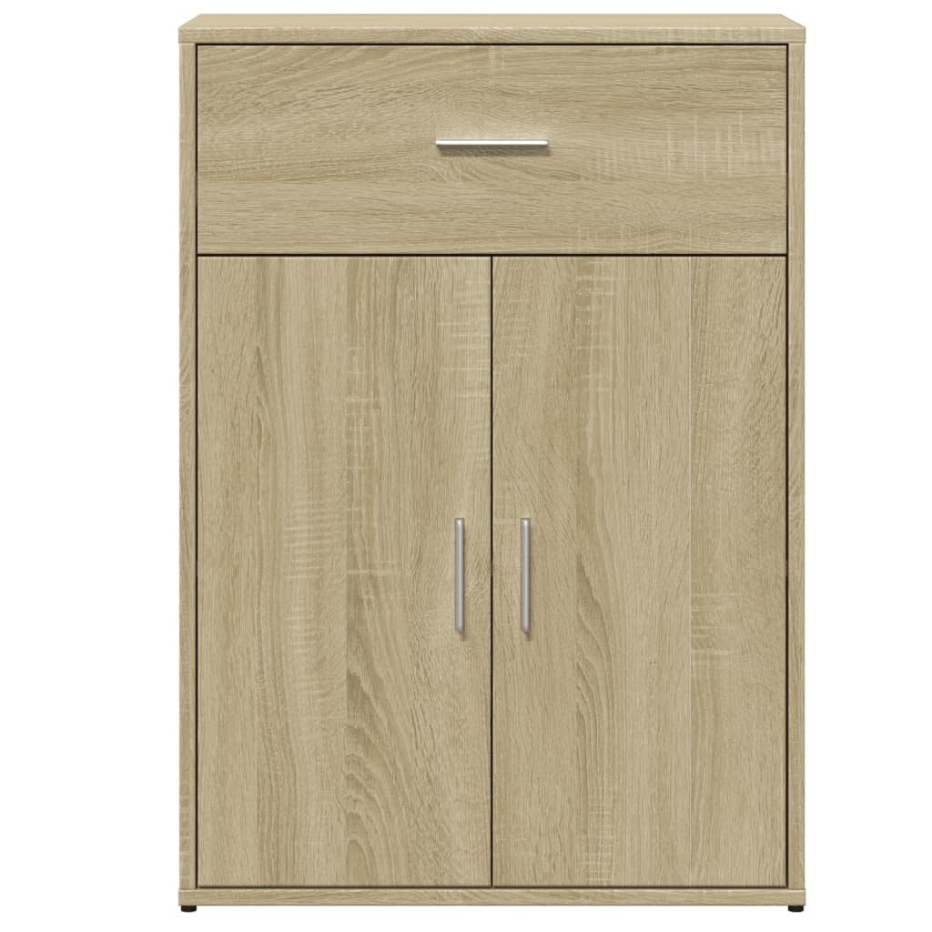 Skänk sonoma-ek 60x30x84 cm konstruerat trä