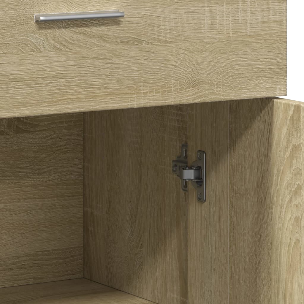 Skänk sonoma-ek 60x30x84 cm konstruerat trä