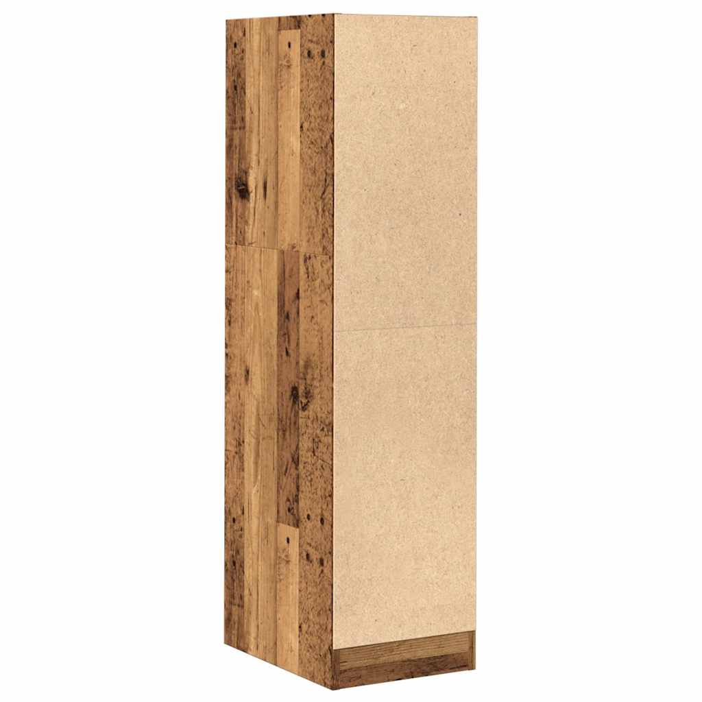 Apoteksskåp åldrat trä 30x41x118 cm konstruerat trä
