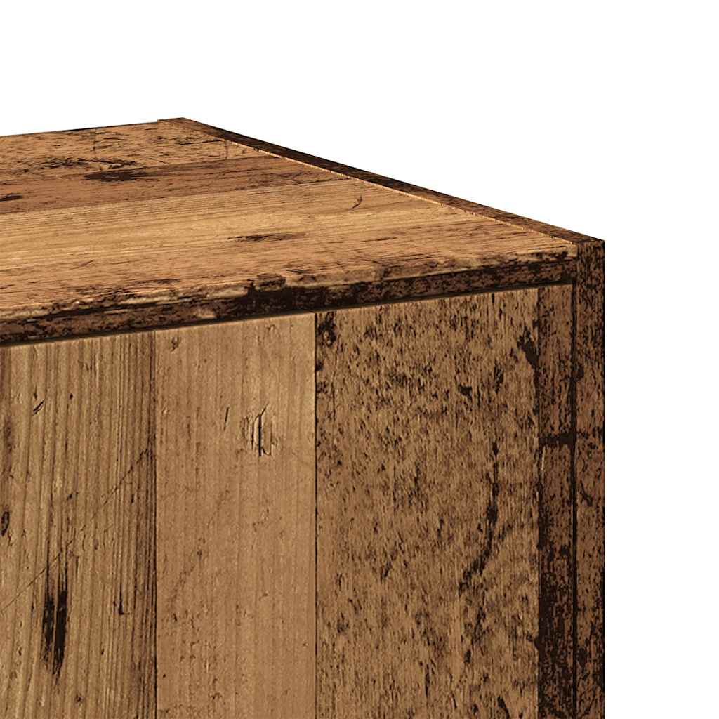 Apoteksskåp åldrat trä 30x41x118 cm konstruerat trä