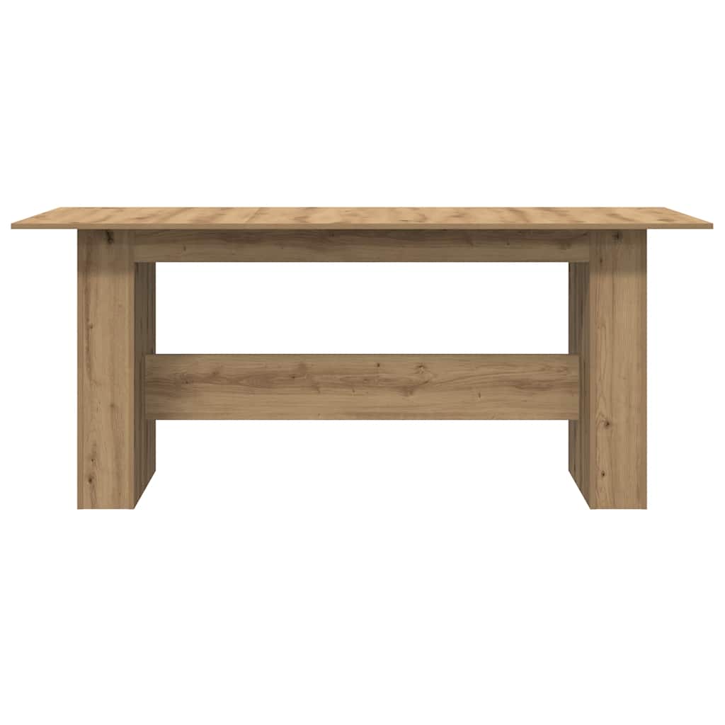 Matbord artisan ek 180x90x76 cm konstruerat trä