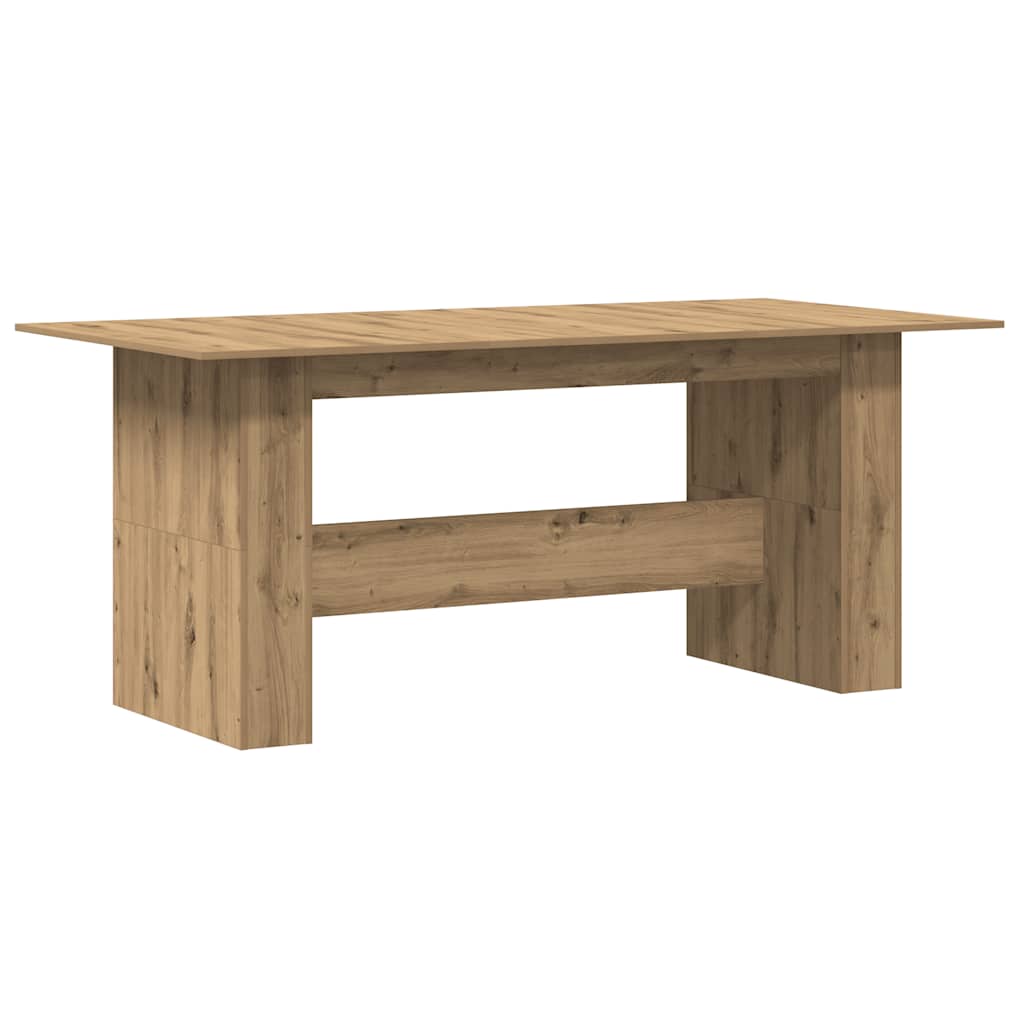 Matbord artisan ek 180x90x76 cm konstruerat trä
