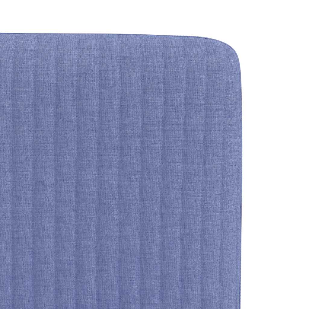 Matstolar 4 st Jeans blått tyg