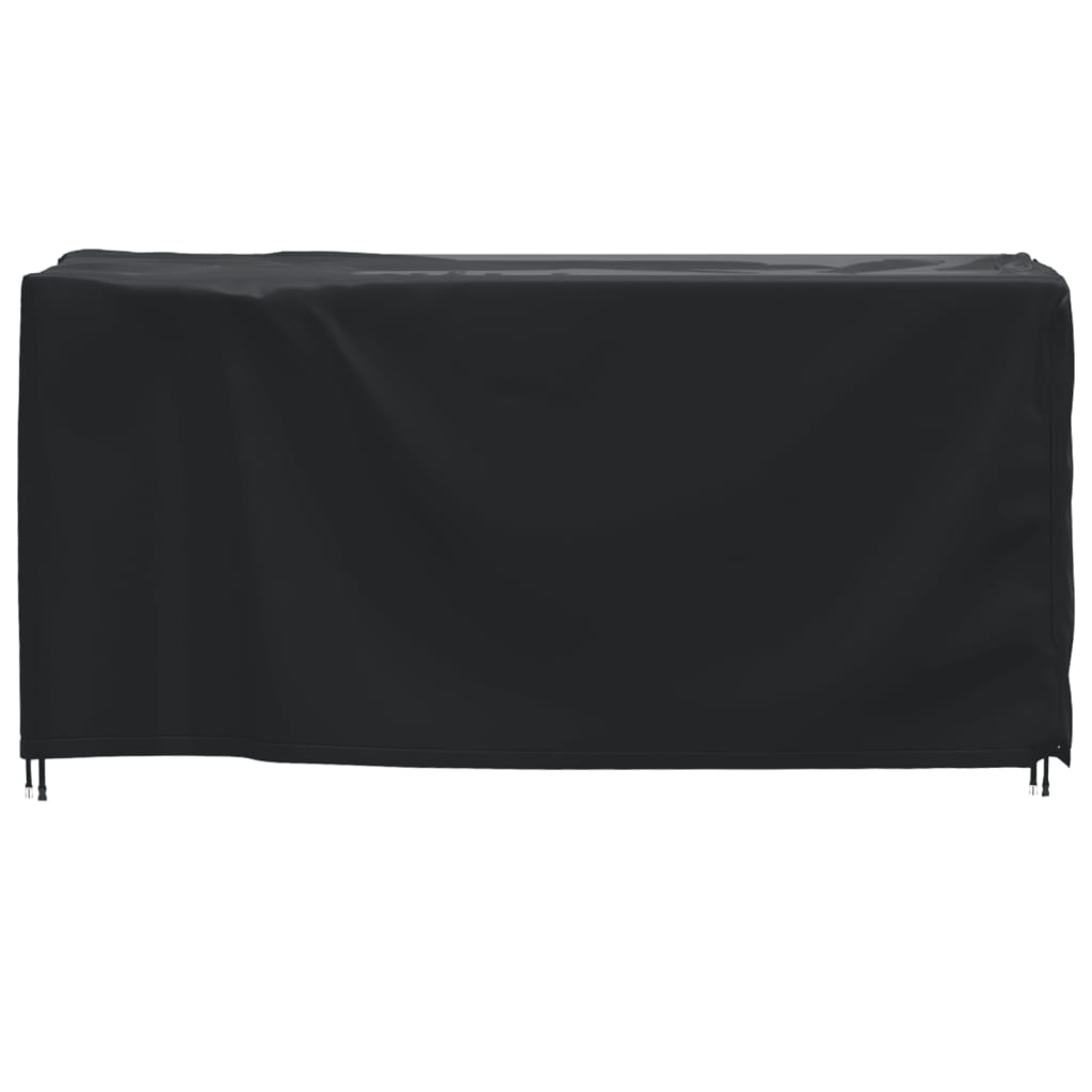 Överdrag för utemöbler 2 st svart 180x70x90 cm vattentät 420D