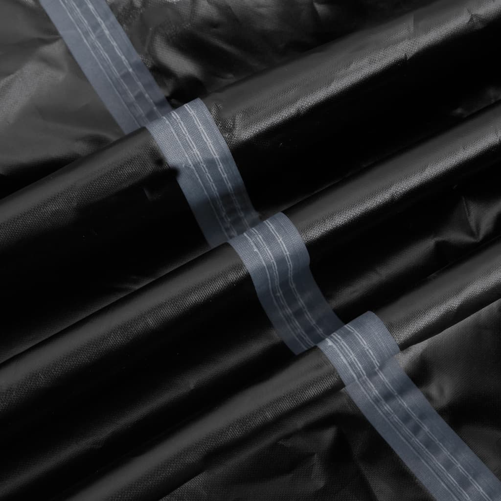 Överdrag för utemöbler 2 st svart 180x70x90 cm vattentät 420D
