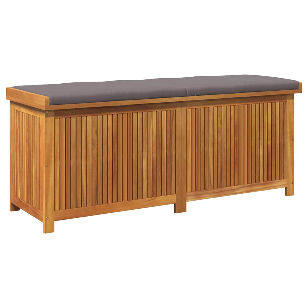 Kuddlåda utomhus 150x50x60,5 cm massivt trä akacia